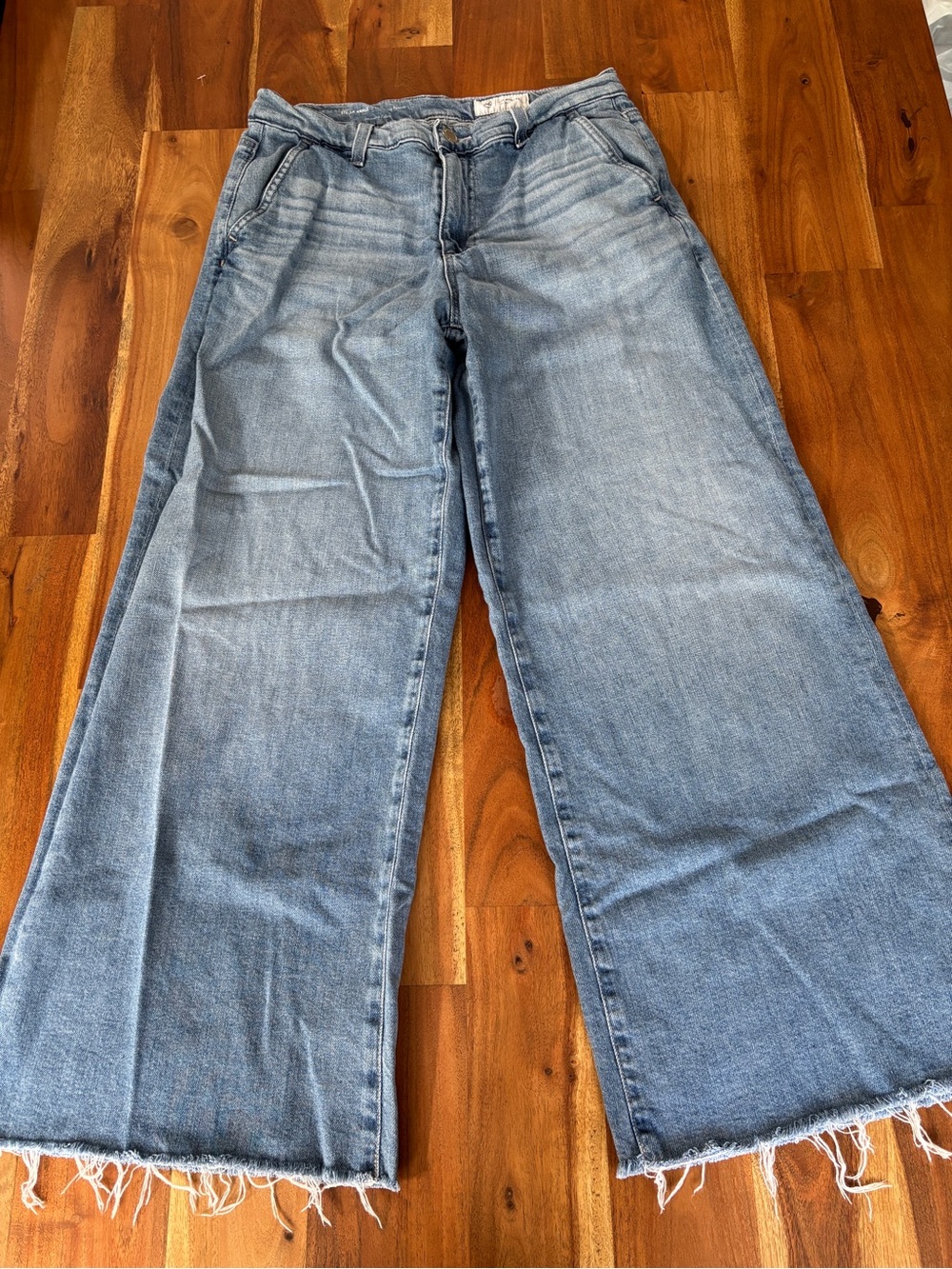 AG Stella Ankle Low Slung Palazzo Jeans - Size 27